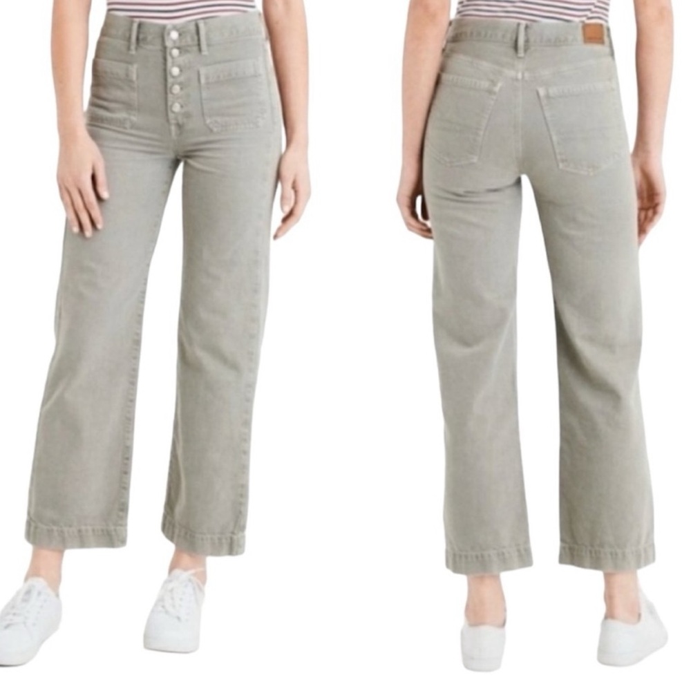 American Eagle Wide Leg Crop Jeans